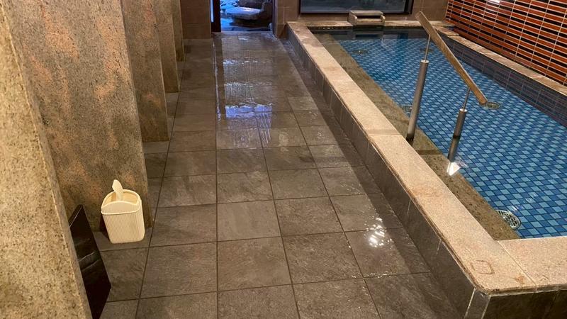 大浴場 滑り止め施工 ホテル