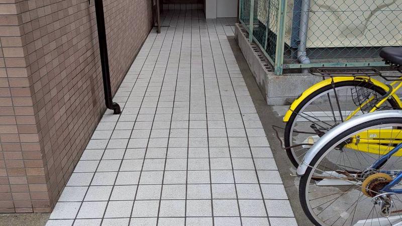 エントランス 滑り止め施工 マンション