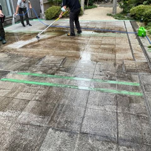 防滑施工事例