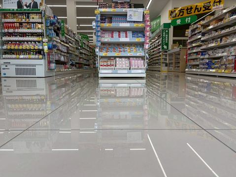 エントランスでの防滑施工