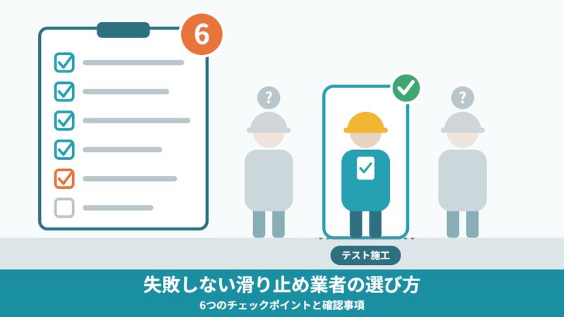 失敗しない滑り止め業者の選び方