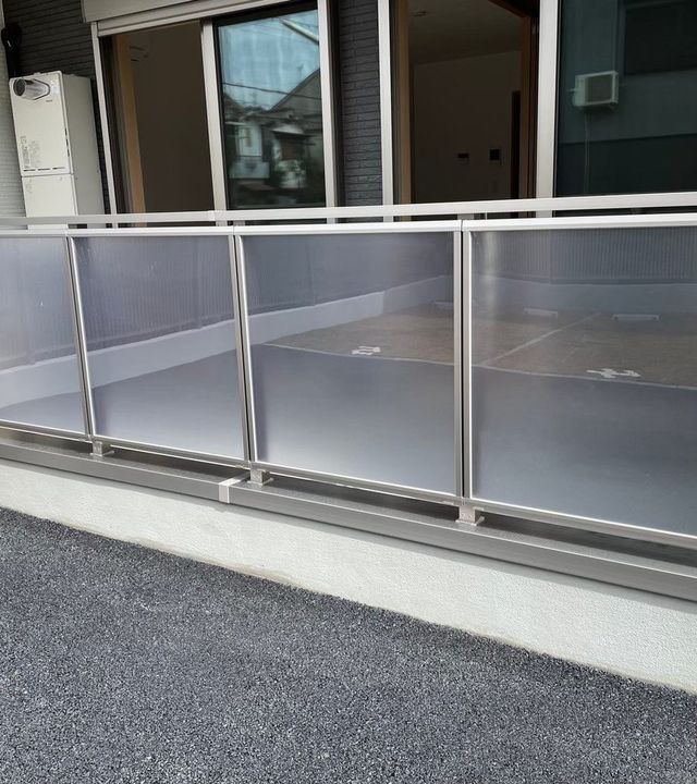 アクリル傷消し施工後 マンション新築工事